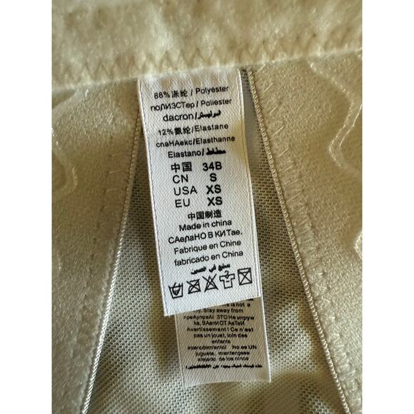 ELLACCI Zebra Print Bustier Crop Top Corset - XS B cup Sassy - Picture 4 of 6